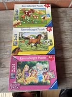 Ravensburger Puzzle Set 3 Stück Pferde und Disney Motive
