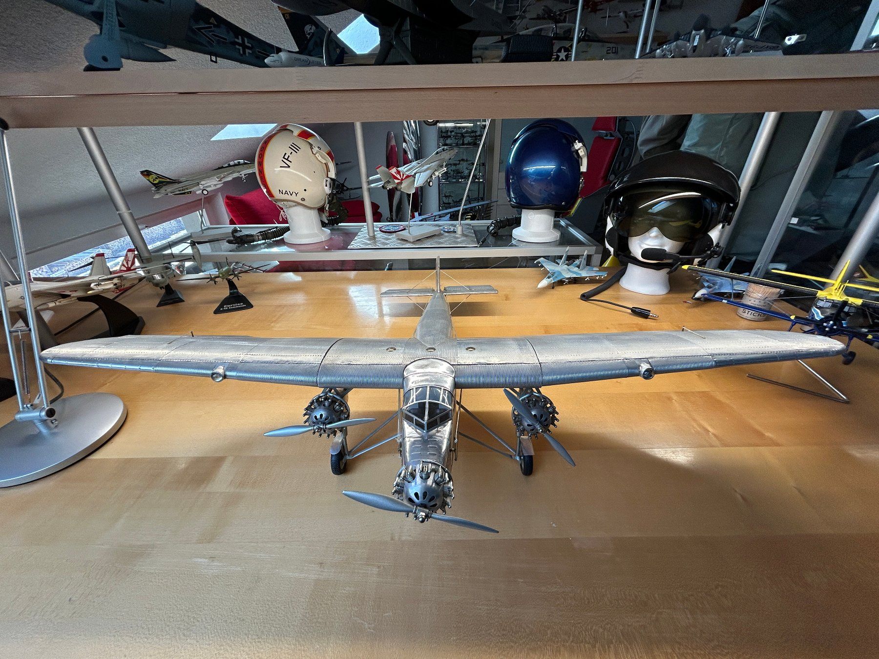 Kit di modellismo & Modellini statici: Flugzeugmodell Ford Trimotor von Authentic Models ca. 1:24 – Usato da Kloten venduto da HeiHo68 6