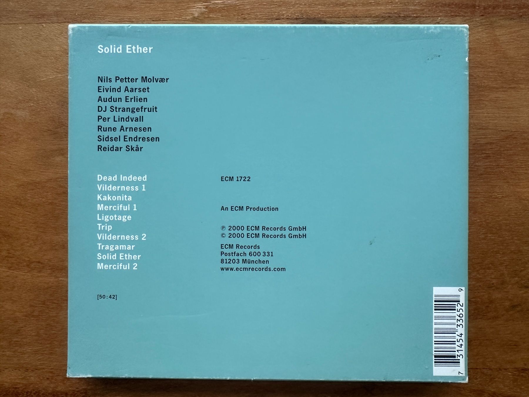 CDs: Nils Petter Molvaer - Solid Ether CD - Winter Jazz! – Gebraucht aus Horgen von flyingpenguin2000 1
