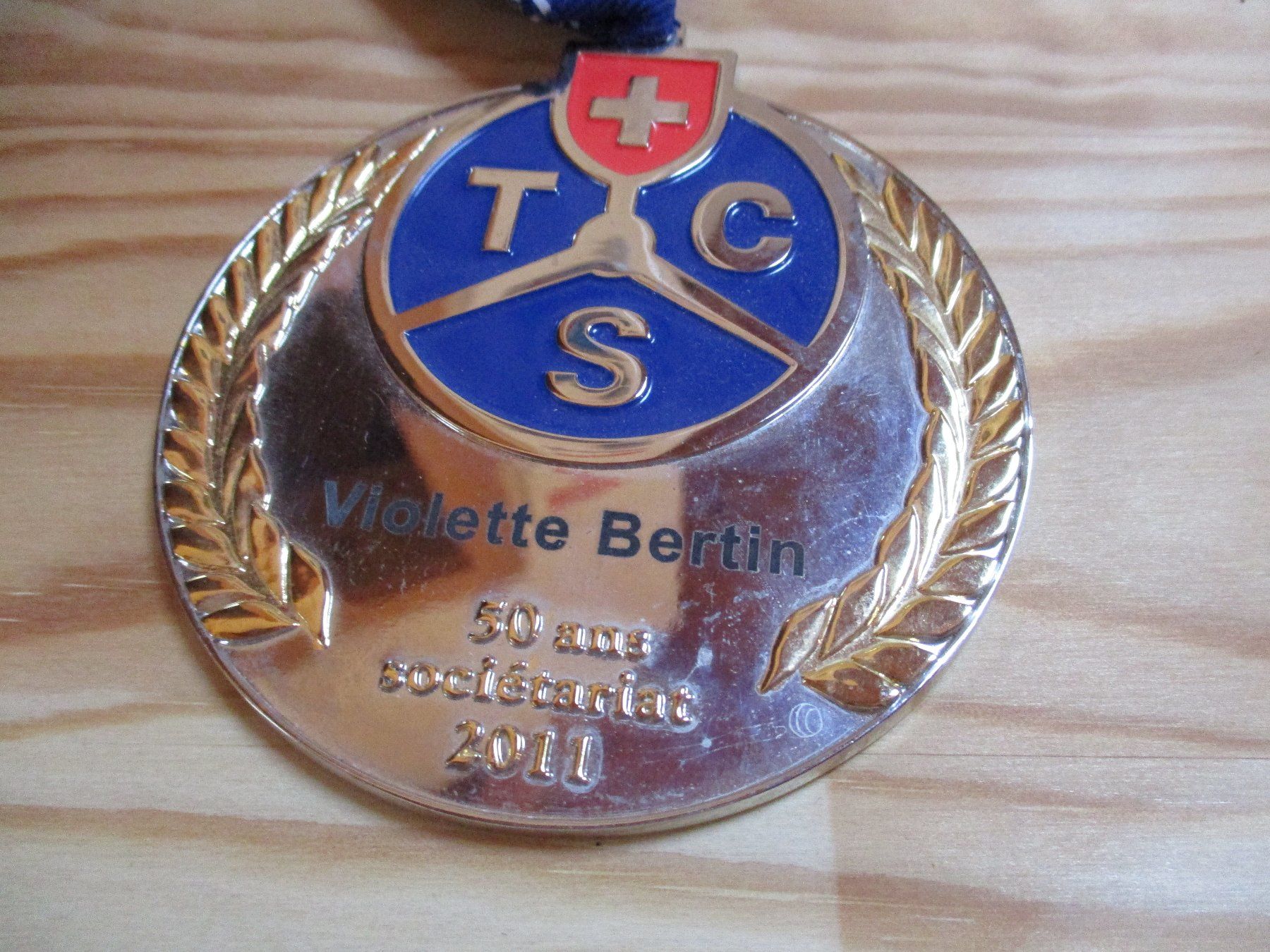 Medaglie: TCS 50 Jahre Mitglied Medaille – Usato da Felsberg venduto da sanwill 1