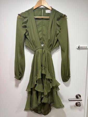 ASOS Sommerkleid Grösse 36 olivgrün rückenfrei