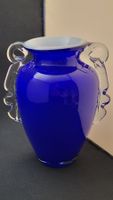 Kobaltblaue Überfang-Vase