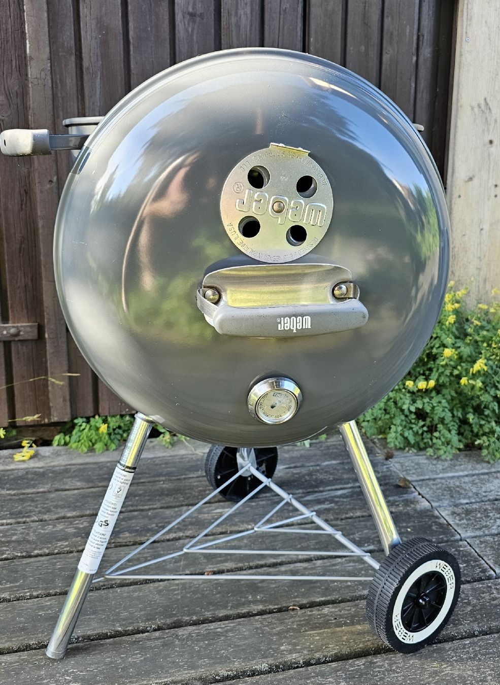 Weber Griglie: Weber Rundgrill grau – Usato da Steinebrunn venduto da sassi31 1