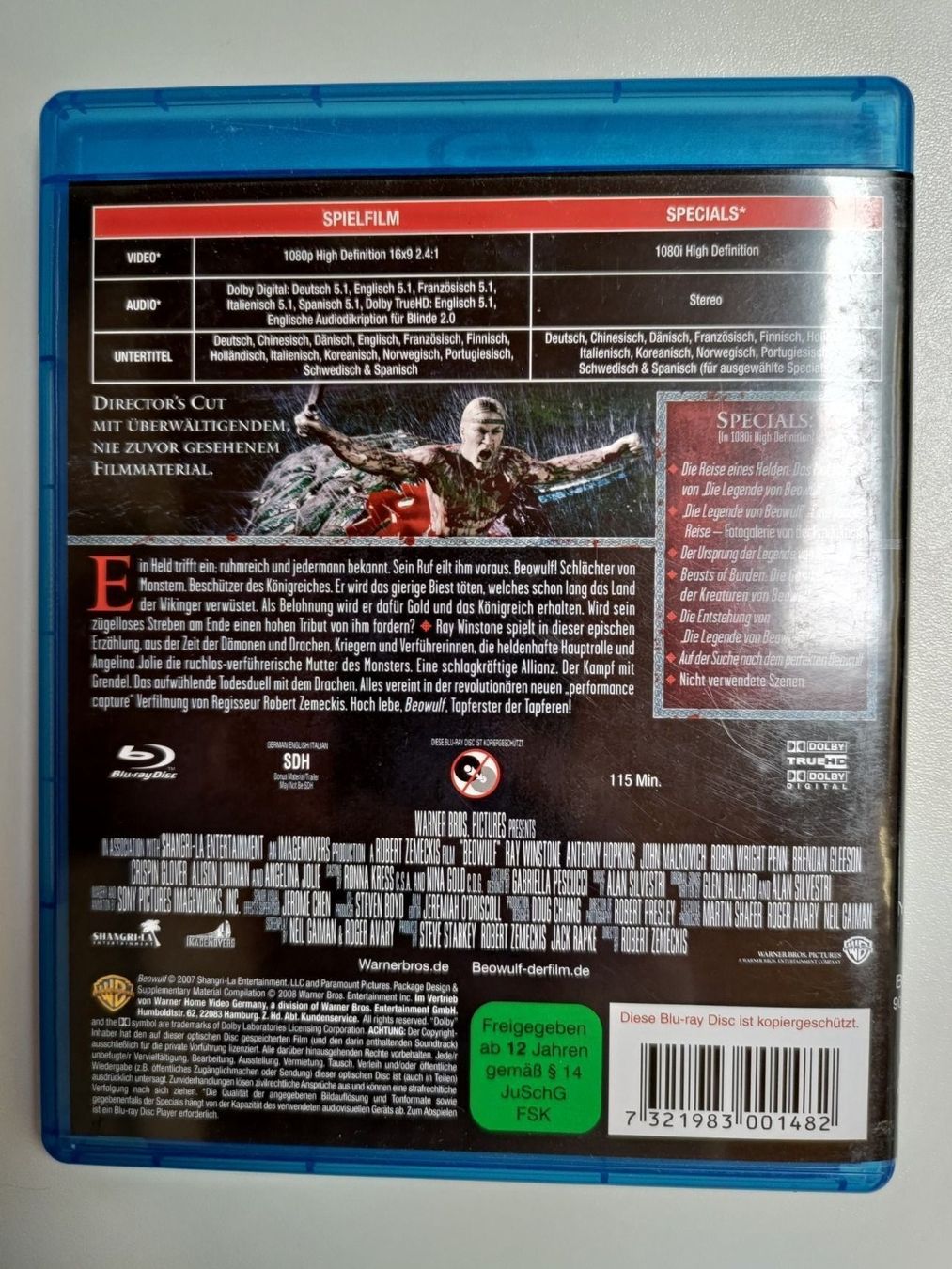 Tutti i DVDs: Die Legende von Beowulf – Usato da Liestal venduto da Kratzilla 2