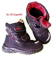 mit KLETT Gr. 25 SUPERFIT Winterstiefel Goretex schwarz rot