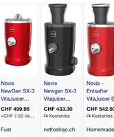 Novis Saftpresser VitaJuicer WOW