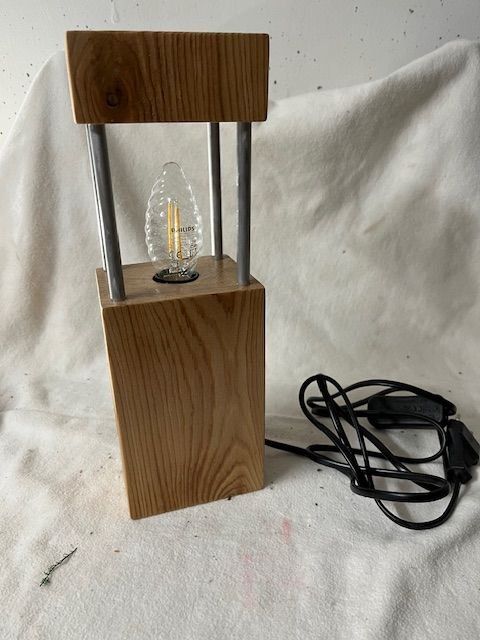 Lampade: Holzlampe Deko Tischlampe LED 230V – Nuovo (secondo la descrizione) da Naters venduto da juveman 2