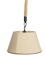 Vintage Pendelschirm Hängeleuchte beige