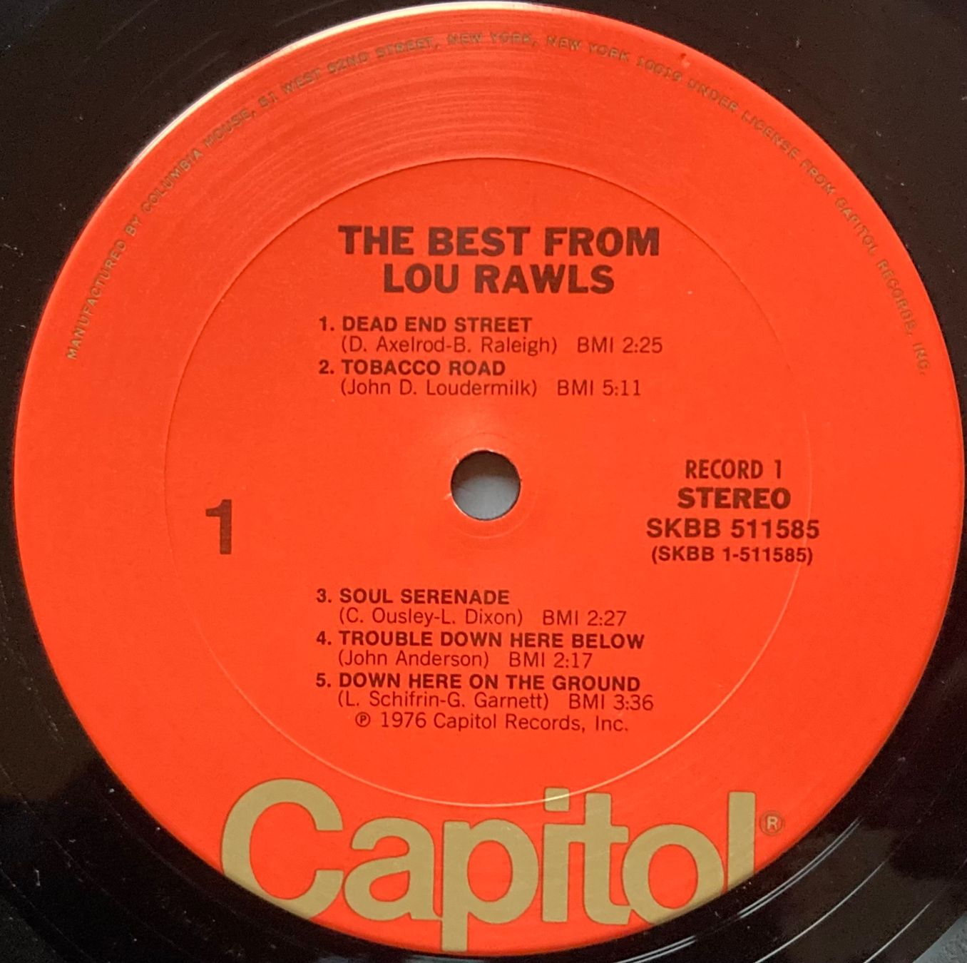 Dischi in vinile: LOU RAWLS - THE BEST FROM LOU RAWLS – Usato da Poliez-Pittet venduto da Newtown-Records 2