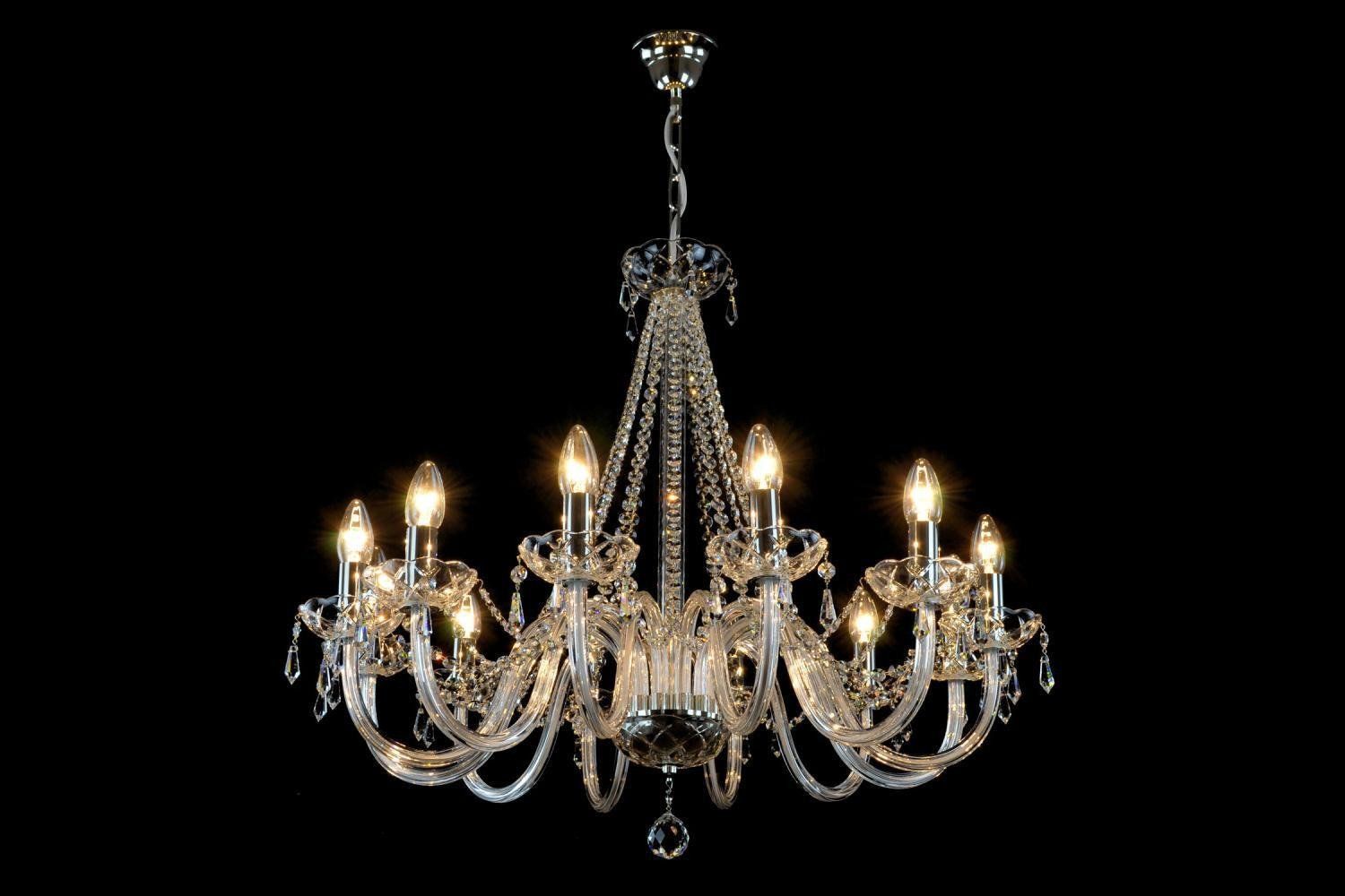 Lampadari & plafoniere: Kronleuchter Bonton 12 Silber – Nuovo e nell'imballaggio originale da Glattfelden venduto da Bohemiancrystal