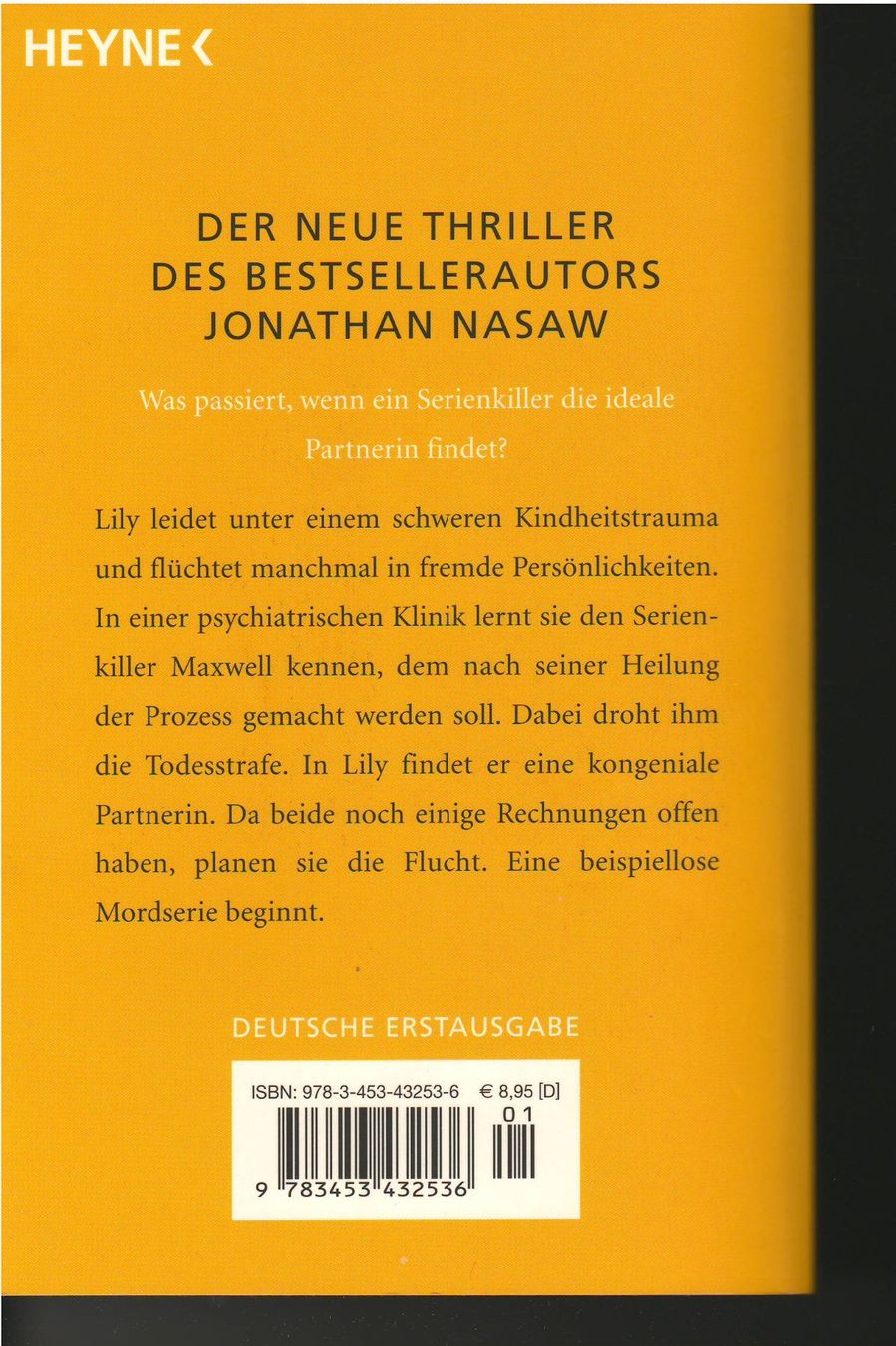 Libri: Jonathan Nasaw  -  Der Kuss der Schlange – Usato da Lyss venduto da Zon 1