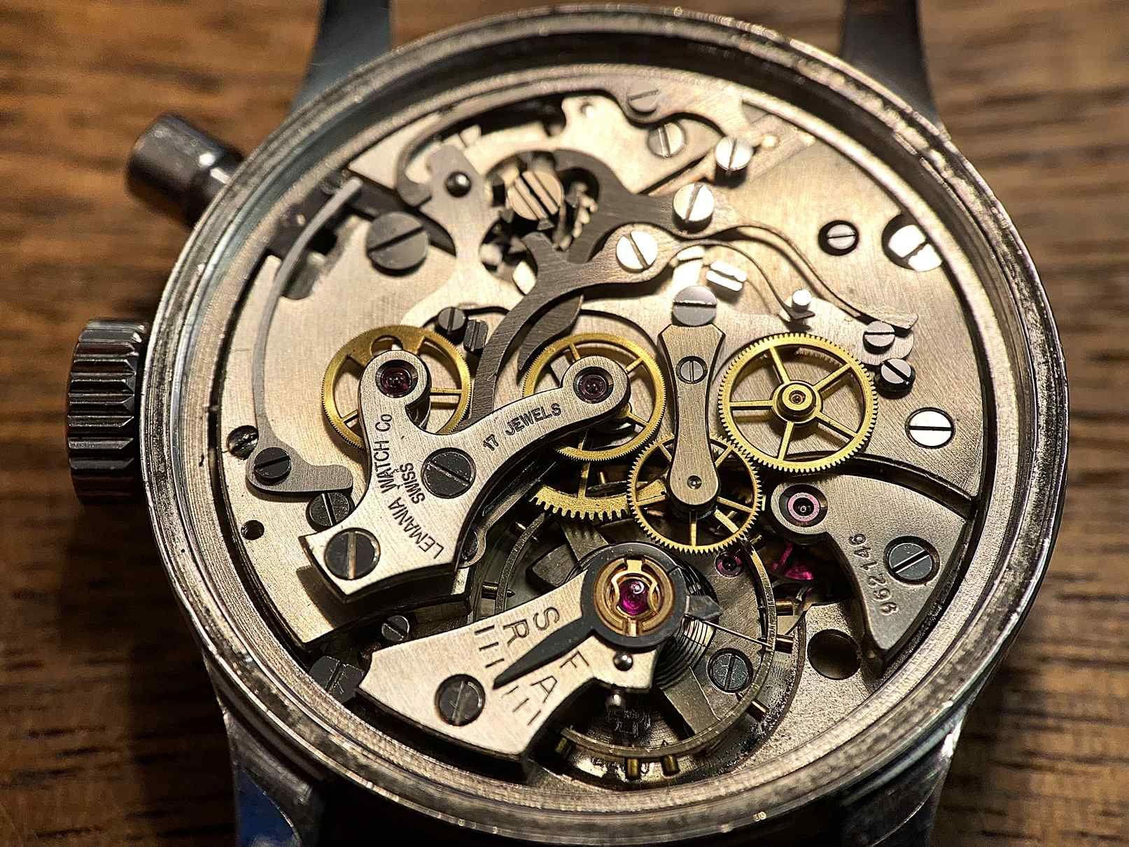 Lemania Orologi: Lemania MK I Monopusher Chronograph Reference 6B/551 – Usato da Luzern venduto da ChronoScope6004 5
