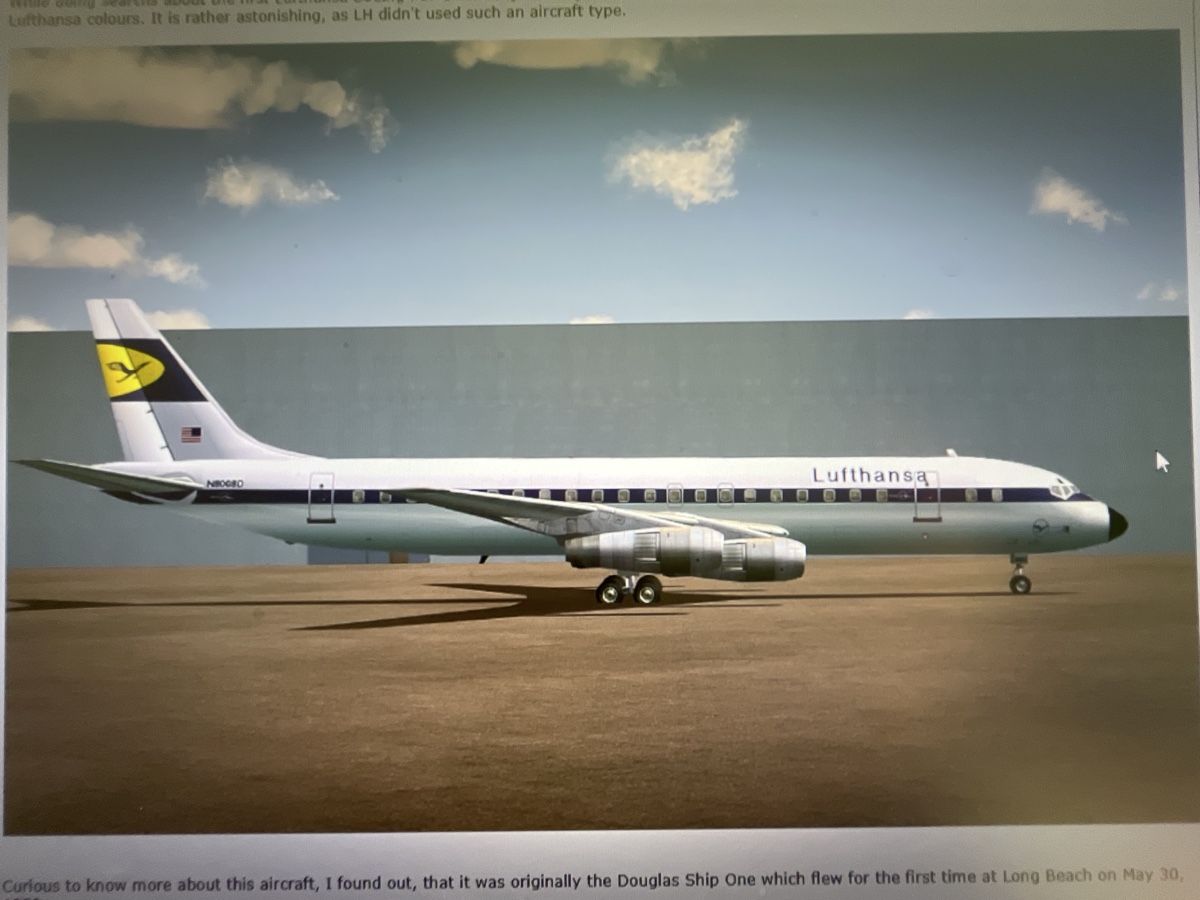 Lufthansa Kit di modellismo & Modellini statici: DC-8-53 Lufthansa Aero Classics – Nuovo (secondo la descrizione) da Rombach venduto da wal_xxr7 9