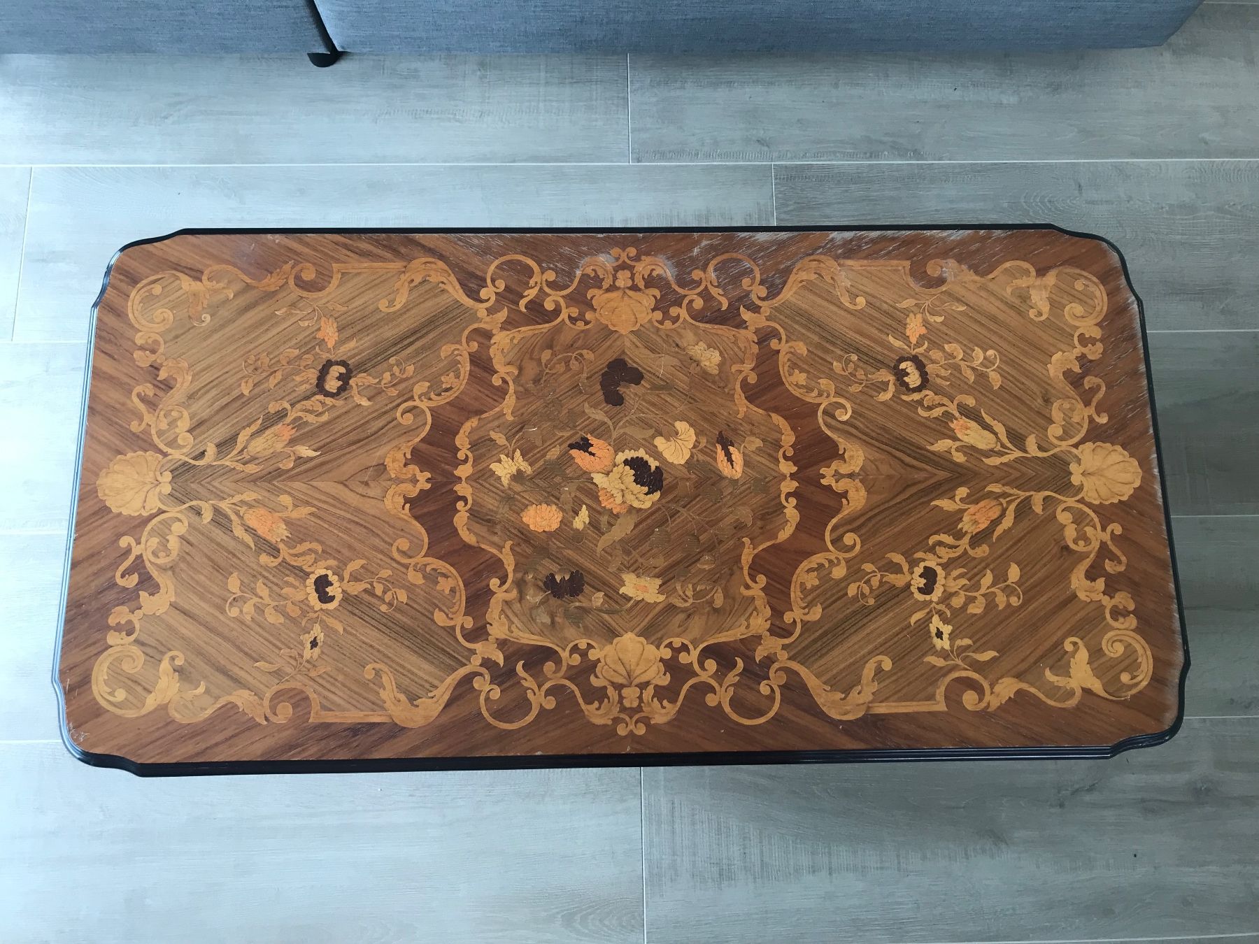 Tables: Antique Tisch mit lackiertem Blatt – D'occasion à Lausanne par opi_92cn 6