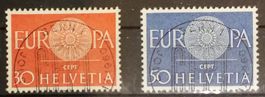 4277) 373-374, Europamarken ET Vollstempel Kt. 70.-