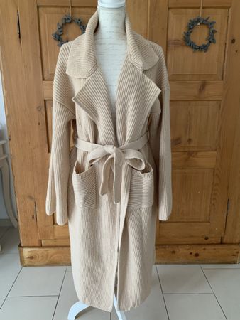 Lässiger langer Strickmantel 5XL/54