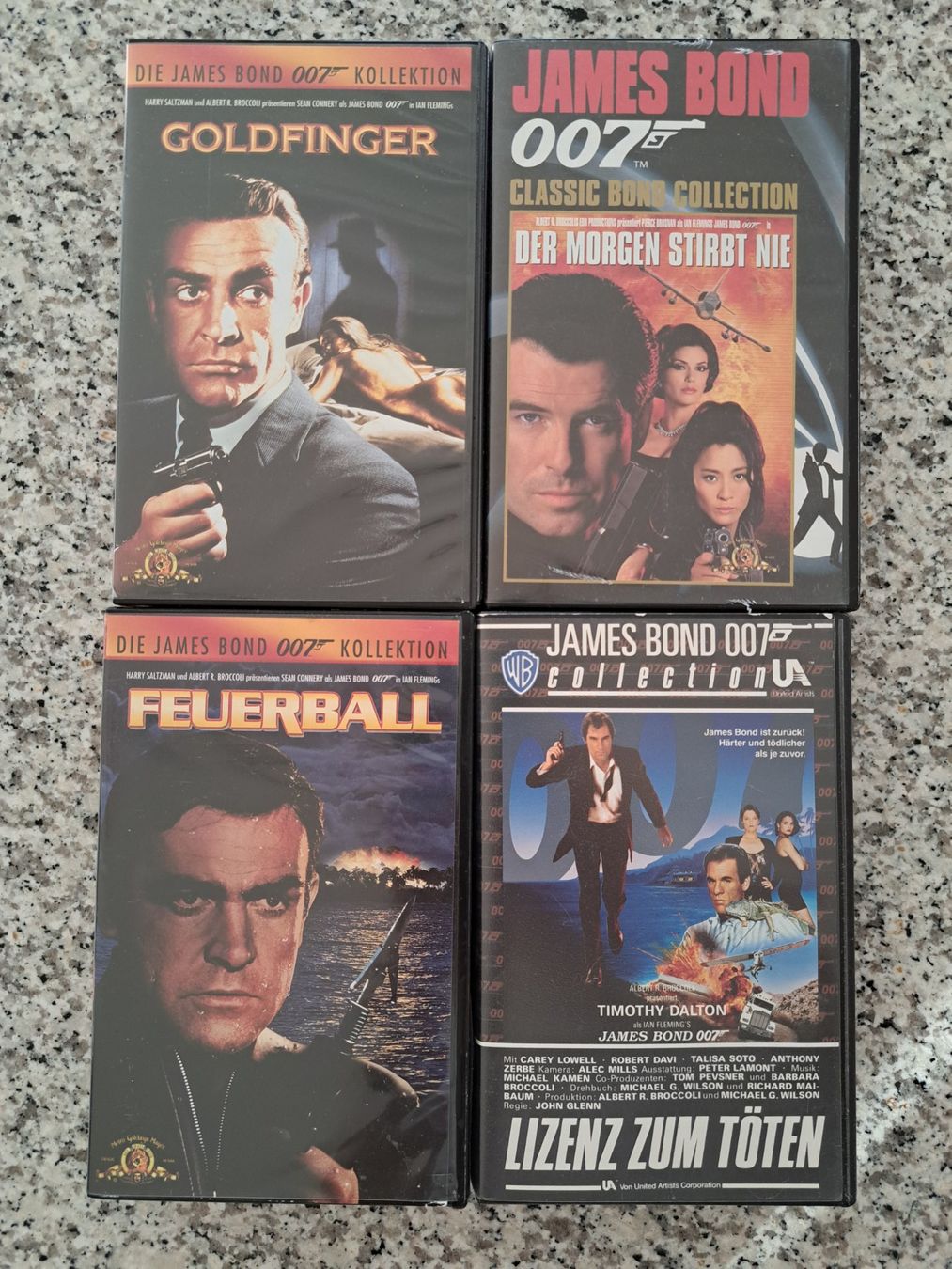 Kompaktkassetten: James Bond Videokassetten – Gebraucht aus Gunten von chr_sd8s