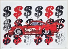 Death NYC Ltd Ed Pop Art Druck " Naginata Supreme Porsche