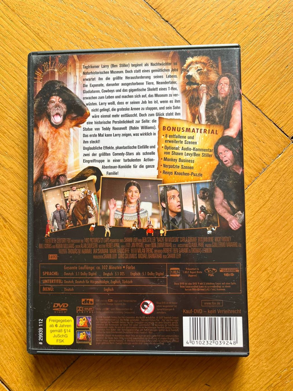 Tutti i DVDs: DVD Nachts im Museum – Usato da Jona venduto da m.brun 1