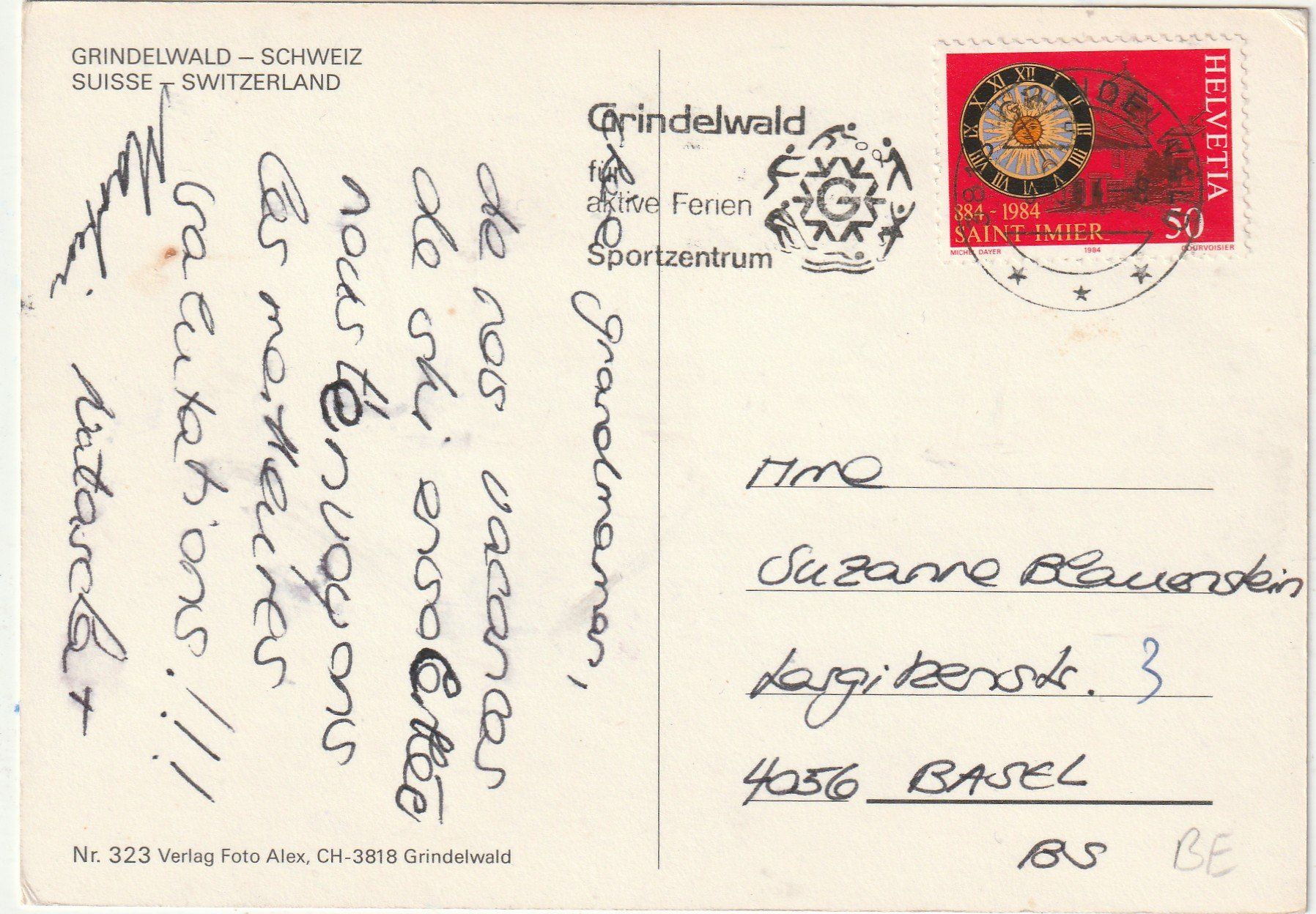 Cartoline postali: Grindelwald  Winter MBK – Usato da Lumbrein venduto da made02 1