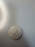Münze 2 Fr. Helvetia 1932 guter Zustand