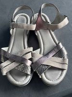 Sommersandalen Gr. 37 Luftpolster Riemen Komfort Beige/Taupe