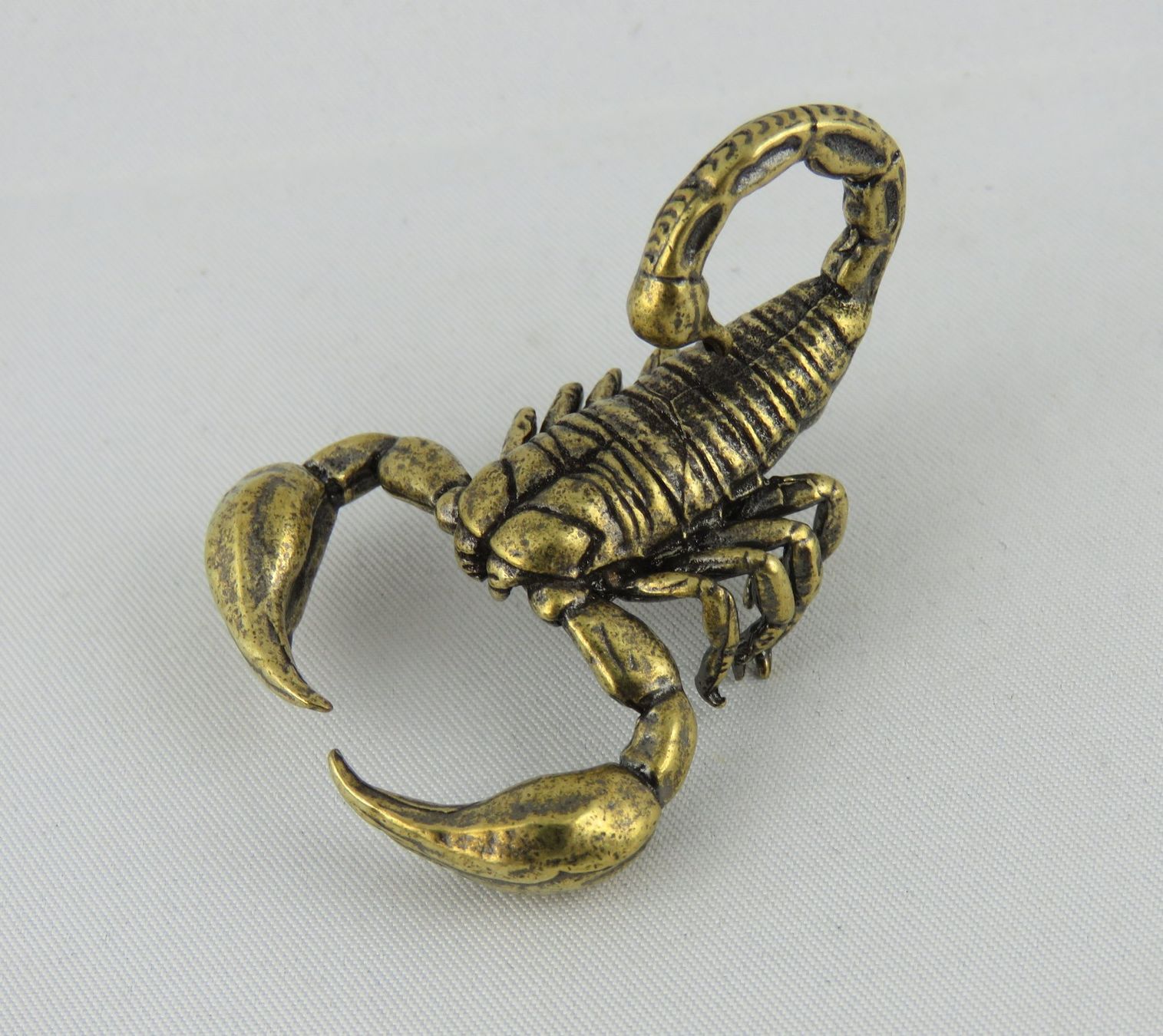 Statuette: SKORPION - Messing Figur - Dekoration - 5x4cm – Nuovo e nell'imballaggio originale da Grenchen venduto da Yamahwildstar16 2