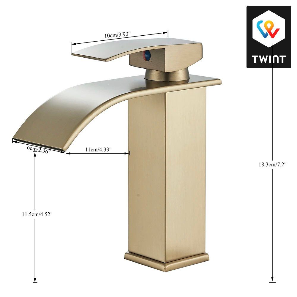 Rubinetteria: Robinet cascade doré  - Neuf, jamais utilisé! – Nuovo e nell'imballaggio originale da Saignelégier venduto da onekeystore 1