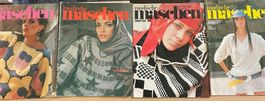 6 Hefte Modische Maschen 1986 mit Schnittmuster Anleitungen