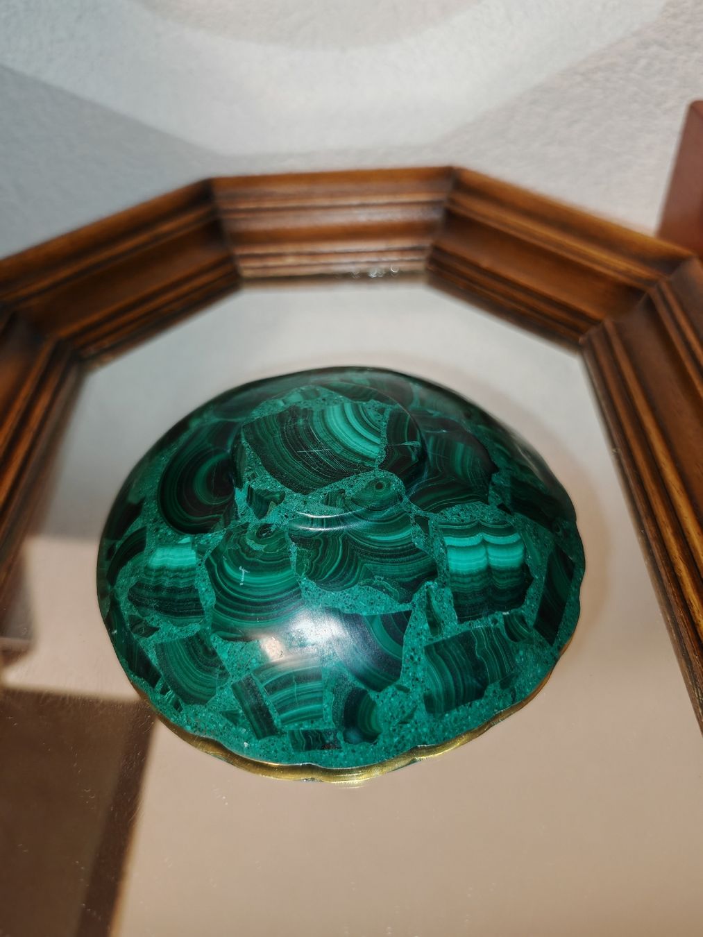 Élégante Petite Coupe / Vide-Poche façon Malachite - doré (Gebraucht ...