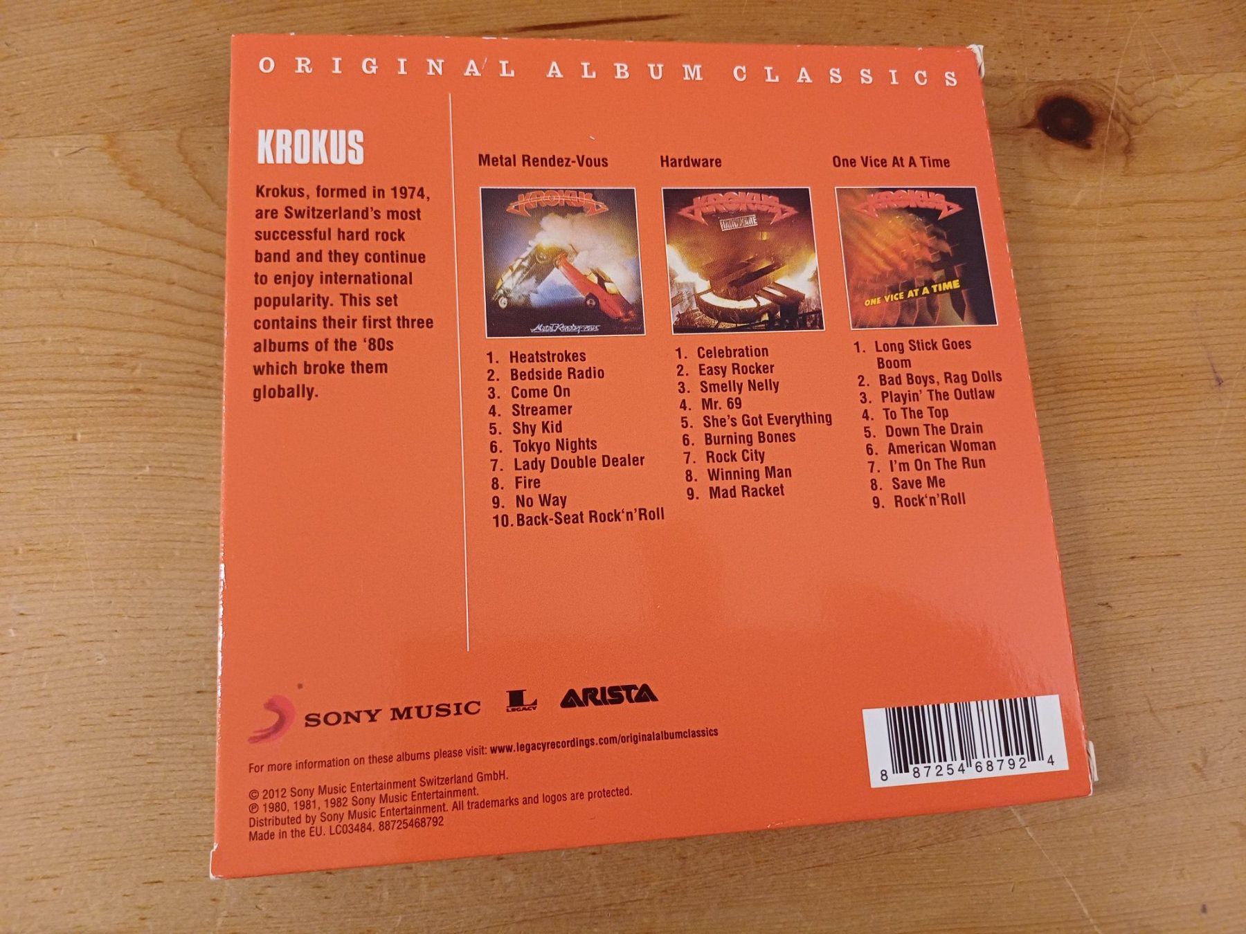 CD: Krokus: Original Album Classics auf 3 CDs – Usato da Jona venduto da Rreto71 2