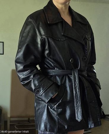 Lederjacke 