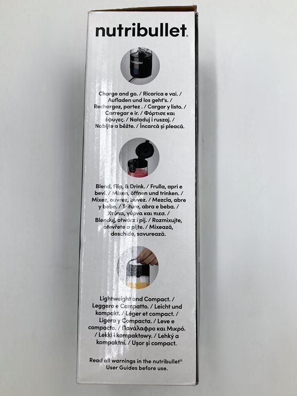 Nutribullet Elettrodomestici da cucina: NUTRIBULLET | Mixer mit trinkflasche | Schwarz – Usato da Wittenbach venduto da Restwert_St-Gallen 4