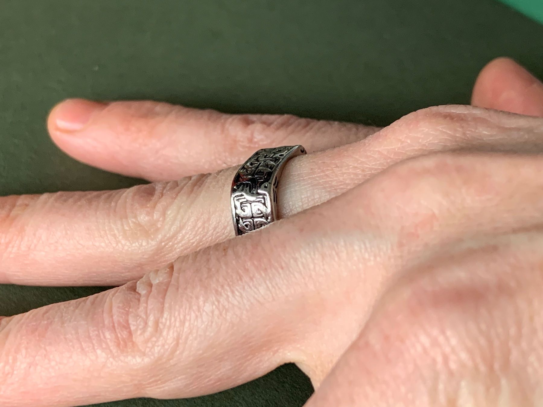 Anelli: Ring KELTIC abstrakt (58 oder 61) – Usato da Laufen venduto da Bellebellezza 5