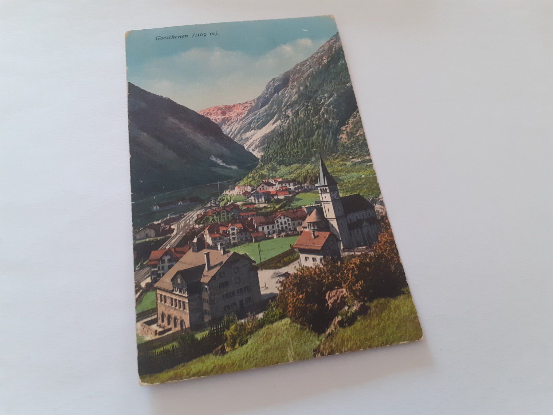 Ansichtskarten: GOESCHENEN - 1913 – Gebraucht aus Winterthur von Ornyx7