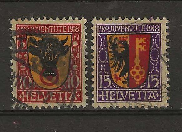 Tutti i francobolli: PJ018 - Pro Juventute 1918 obl. – Usato da Trélex venduto da Phil_Albert