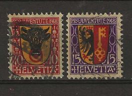 PJ018 - Pro Juventute 1918 obl.