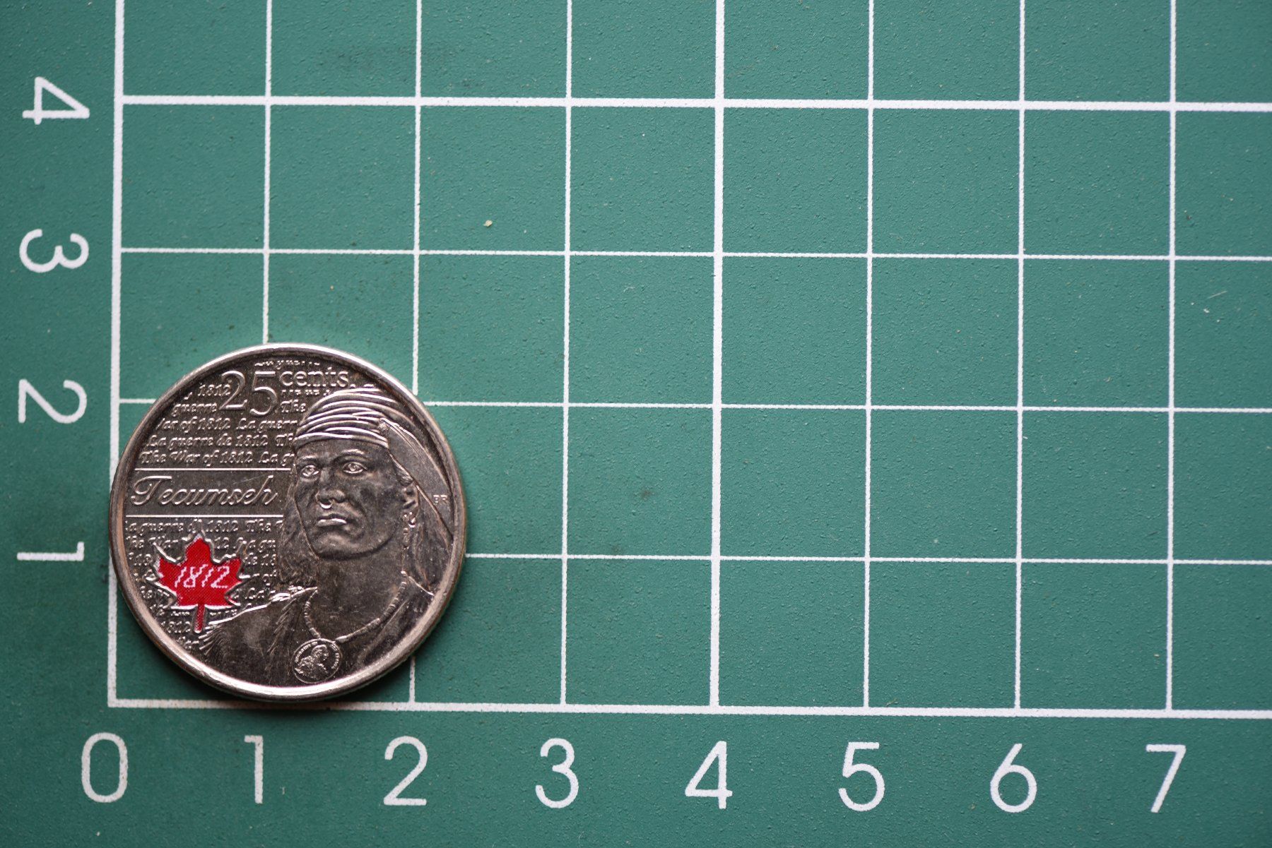 Tutti le monete: währung canada tecumseh 25 cents 1812 - 2012 – Usato da Laupen BE venduto da Gufi57