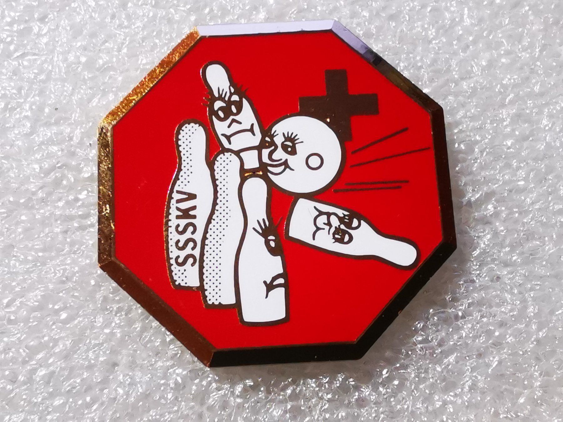 Placchette & Badge: Ansteckpin 127: SSSKV – Usato da Oppligen venduto da Pin-Fall-Shop