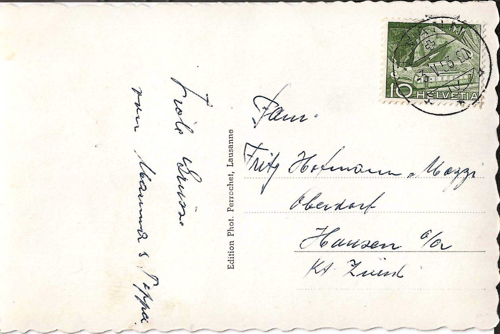 Cartes postales: Karte Twann 1953 – D'occasion à Zürich par Philacat11 1
