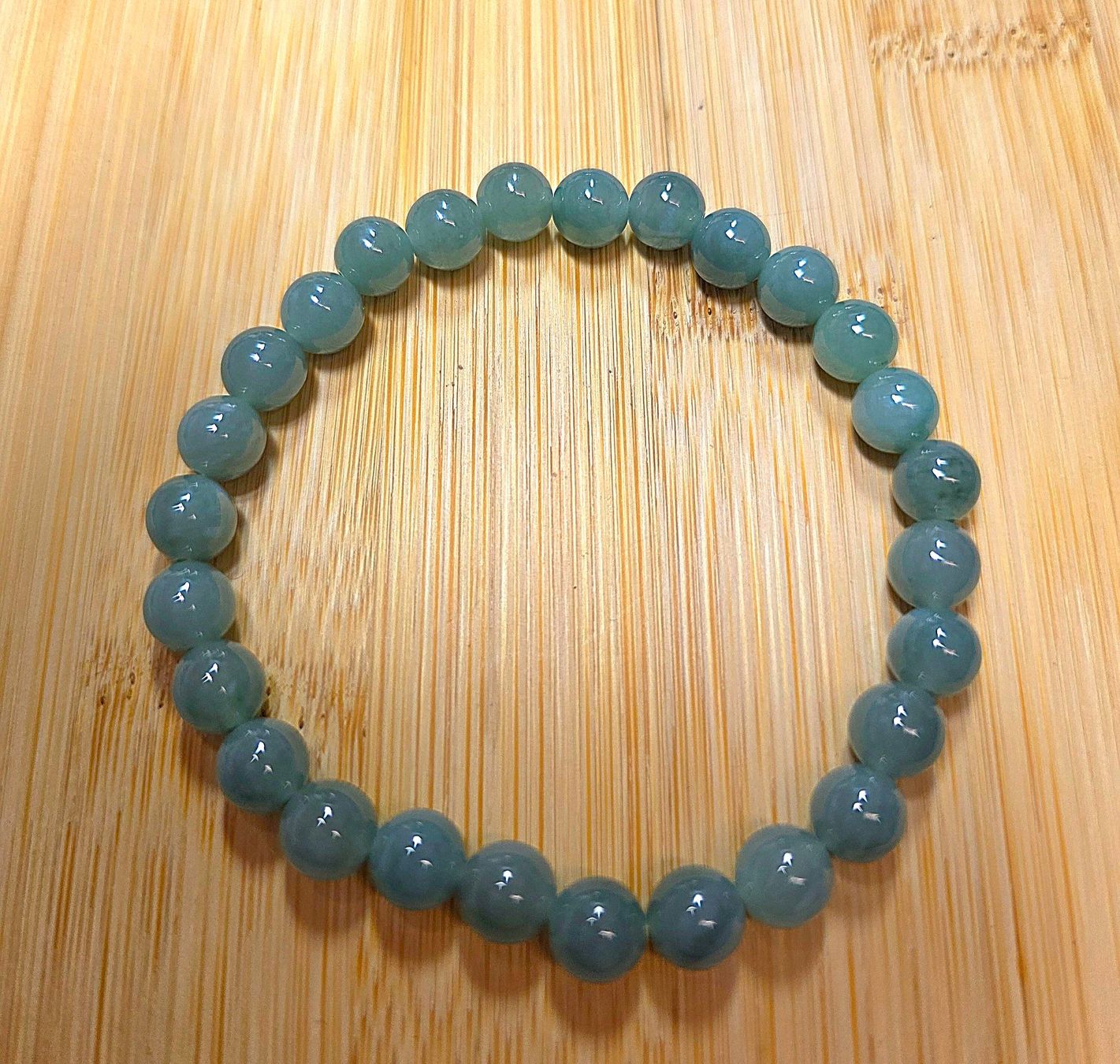 Minerali & Pietre curative: Blue Water Jadeite HQ Armband – Nuovo (secondo la descrizione) da Matzingen venduto da Shay_Crystalz