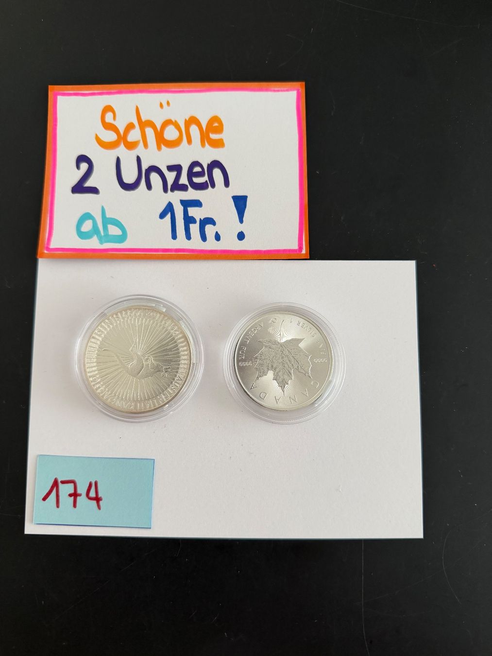 Tutti le monete: Schöne 2 Unzen – Usato da Engi venduto da kasi09 1