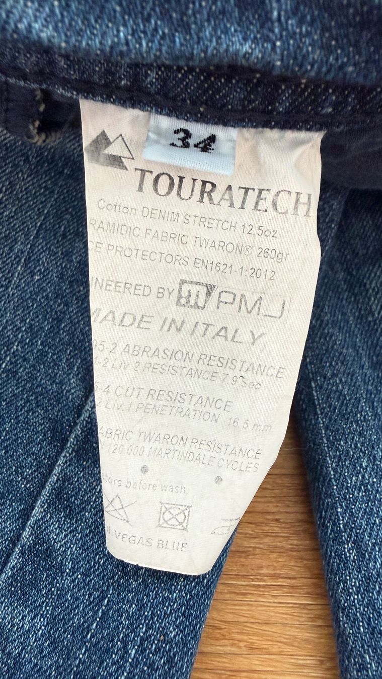Pantaloni: Touratech Motorrad-Jeans mit Protektoren – Usato da Schwellbrunn venduto da GuyLeBlanc 2
