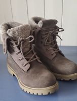 LANDROVER Echtleder Winter Boots Gr 41 *taupe *neuwertig