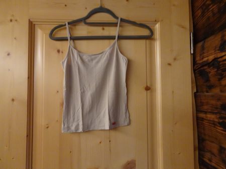 Uni beiges Basic Crop Top von ESPRIT Gr. M - 2603141