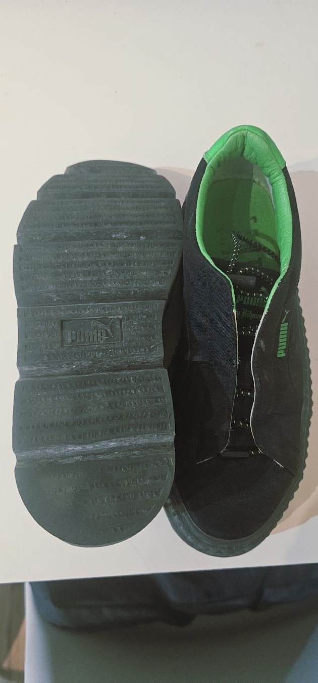 Scarpe da donna: Puma Creeper Sneaker, Black & Green, Excellent Condition! – Nuovo (secondo la descrizione) da Rorschach venduto da Alles_9.90 2