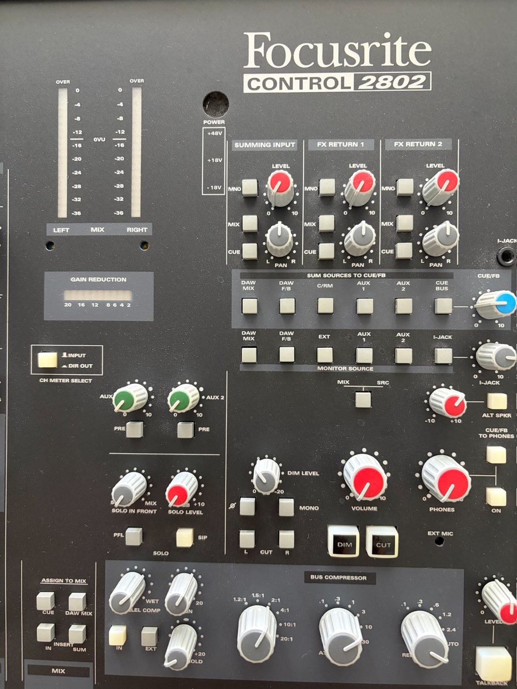 Platines de mixage: Focusrite Control 2802 Analog Summing Mixer, Bus Comp ++ – D'occasion à Horw par Scopejazz 1