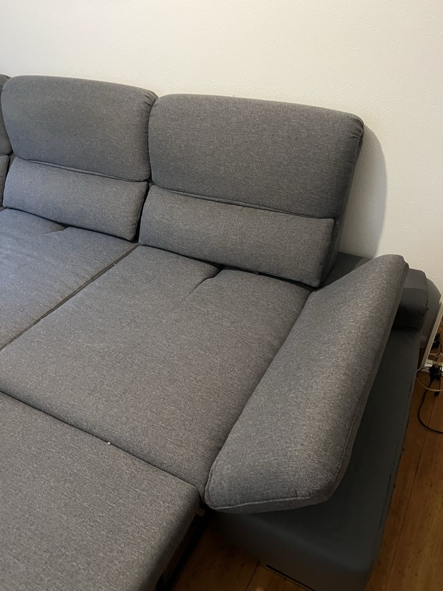 Sofas: Ecksofa grau mit Schlaffunktion – D'occasion à Dachsen par tim_8b6n 2