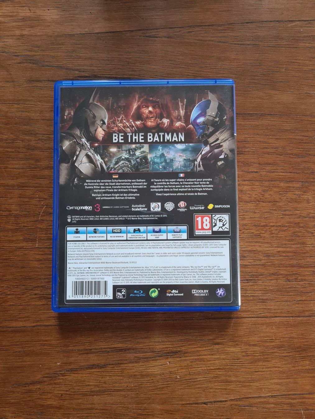 Giochi: Batman Arkham Knight PS4 – Usato da Zürich venduto da Wickeddude 1