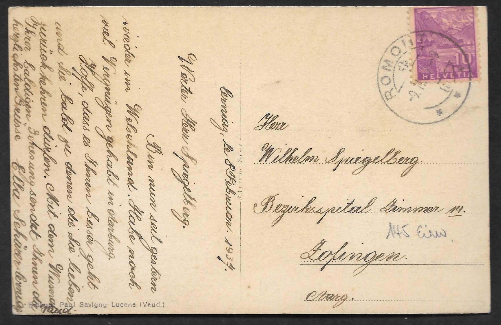 Cartes postales: Cerniaz Teilansicht – D'occasion à Olten par clotaldi 1